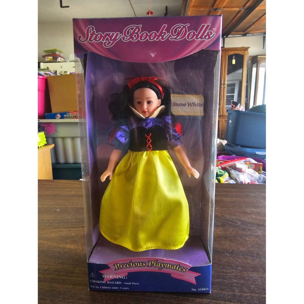 Snow White Kids Doll - Yellow & Purple Story Book Dolls 💛💜